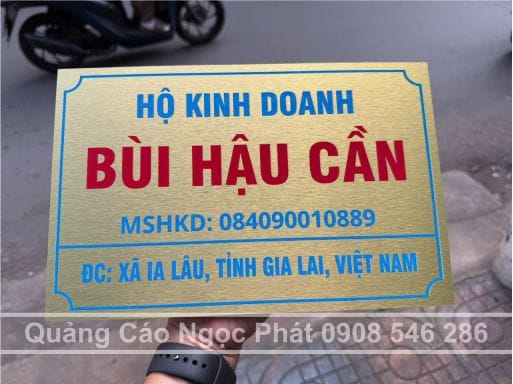 Làm Bảng Hiệu