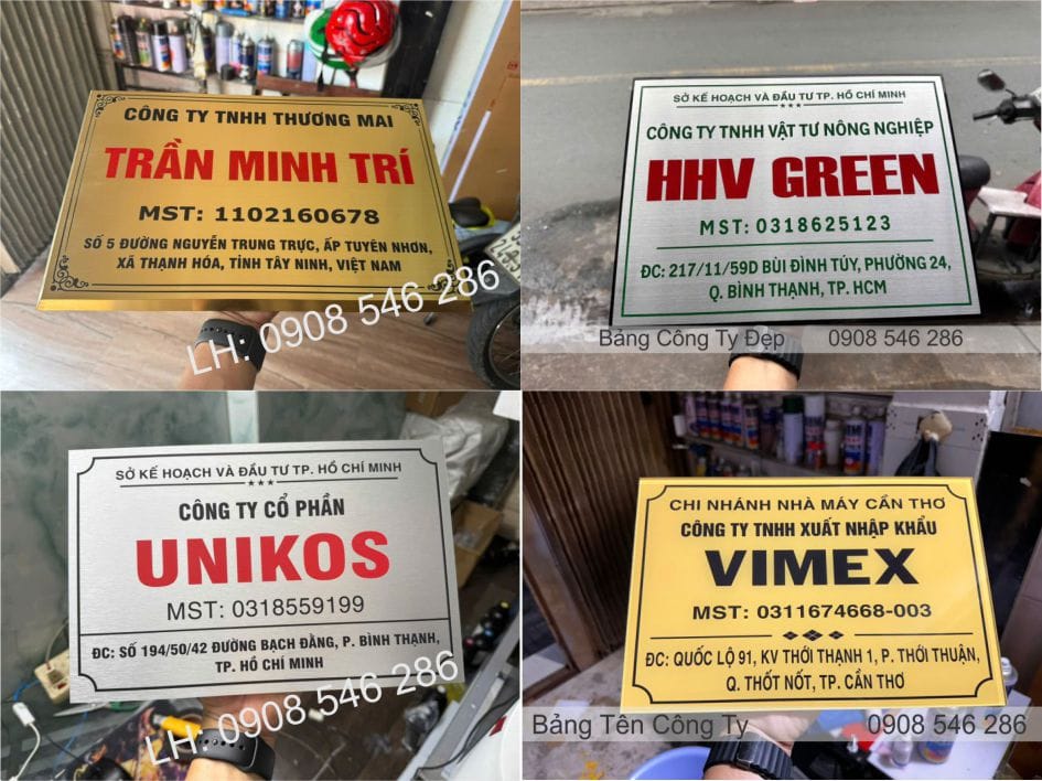Làm Bảng Hiệu