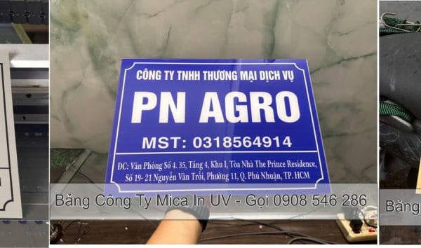 bảng tên công ty lấy liền
