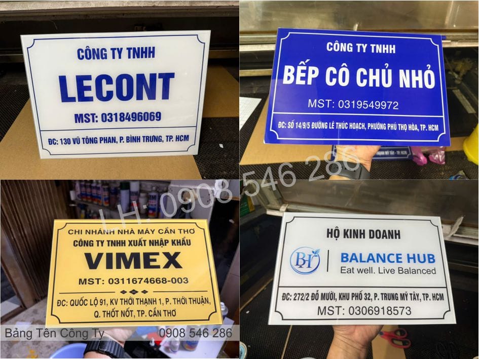Làm Bảng Hiệu