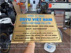 Bảng Tên Công Ty Inox Đẹp